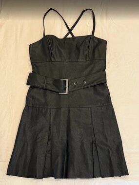 Free People Leather Dress